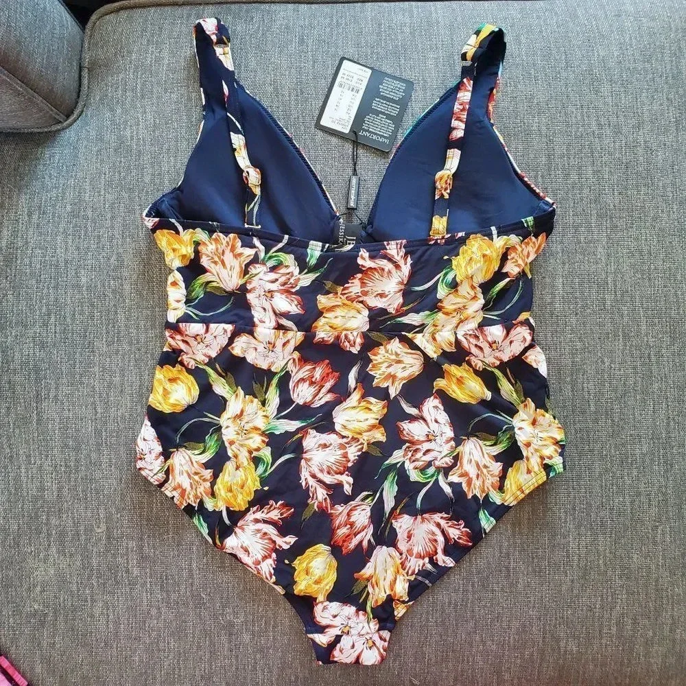 Jessica Allen Galleria underwire  Multicolor Sz 10 One-piece Swimsuit